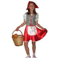 Карнавальный костюм для девочки Красная шапочка, артикул 5К
