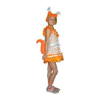 Карнавальный костюм для девочки Белочка, артикул 8К